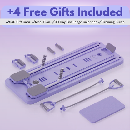 Foldable Pilates & Core Workout Board – Full Body Home Gym Trainer +4 Free Gifts
